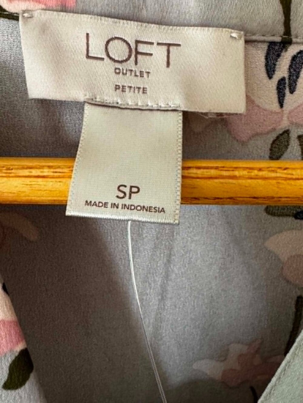 LOFT OUTLET NWT Floral Mini Dress | XS Petite - Picture 3 of 3